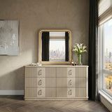 Ribbon Light Brown Chest by Homelegance at Eve Furniture