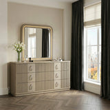 Ribbon Light Brown Chest by Homelegance at Eve Furniture