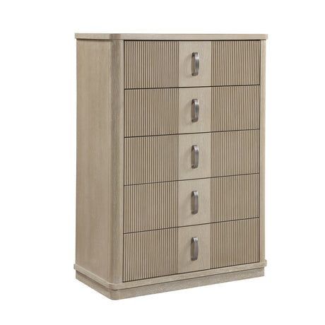 Ribbon Light Brown Chest by Homelegance at Eve Furniture