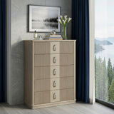 Ribbon Light Brown Chest by Homelegance at Eve Furniture