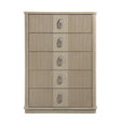 Ribbon Light Brown Chest by Homelegance at Eve Furniture