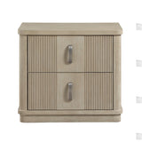 Ribbon Light Brown Nightstand by Homelegance at Eve Furniture