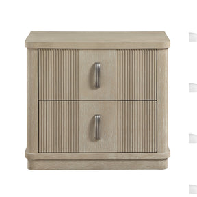 Ribbon Light Brown Nightstand by Homelegance at Eve Furniture
