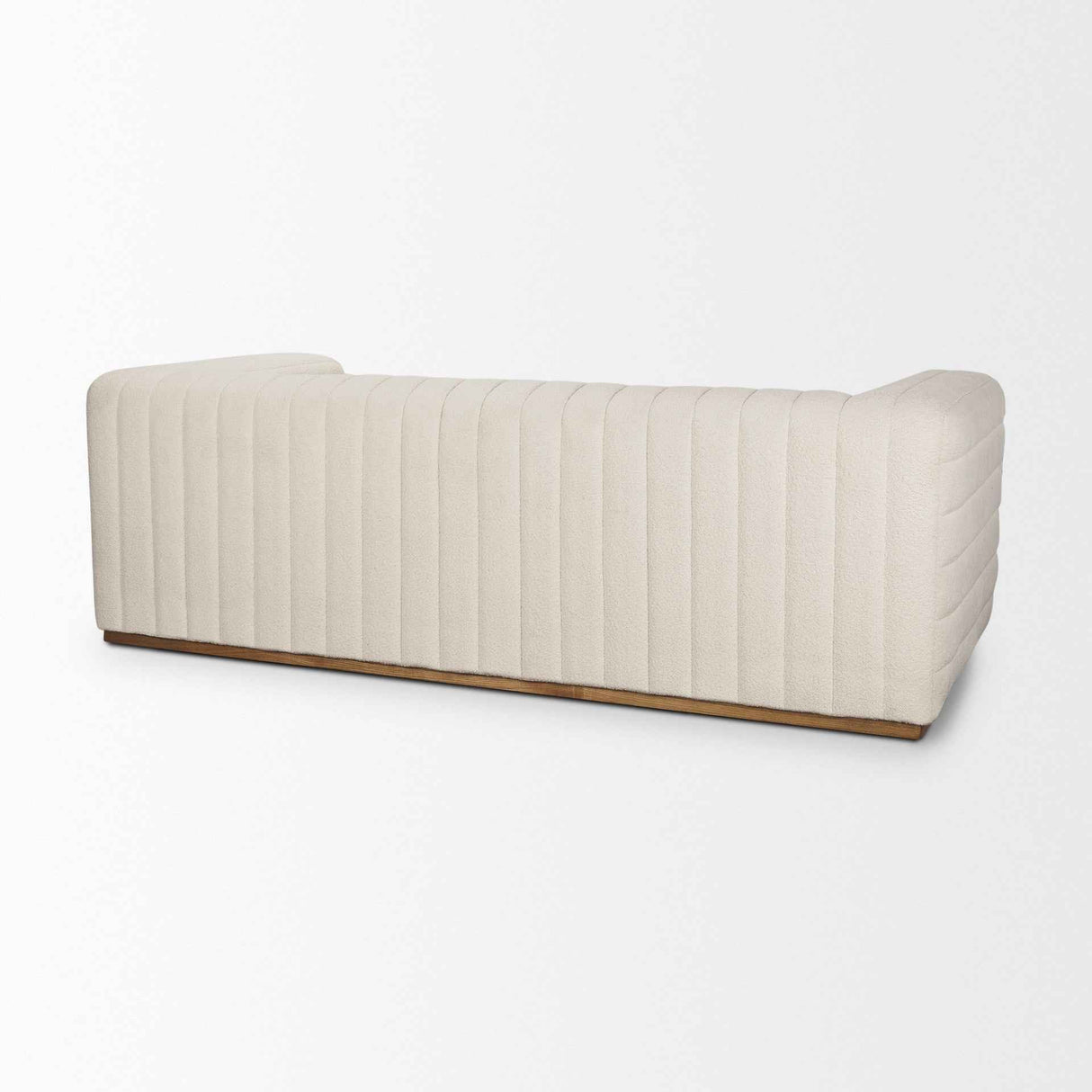 Ricciardo Cream Boucle 3-Seater Sofa by Mercana at Eve Furniture