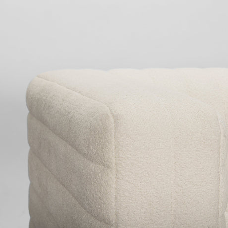 Ricciardo Cream Boucle 3-Seater Sofa by Mercana at Eve Furniture