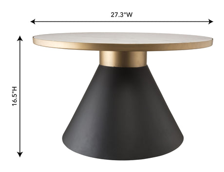 Richard Marble Coffee Table by TOV Furniture at Eve Furniture