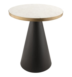 Richard Marble Side Table by TOV Furniture at Eve Furniture
