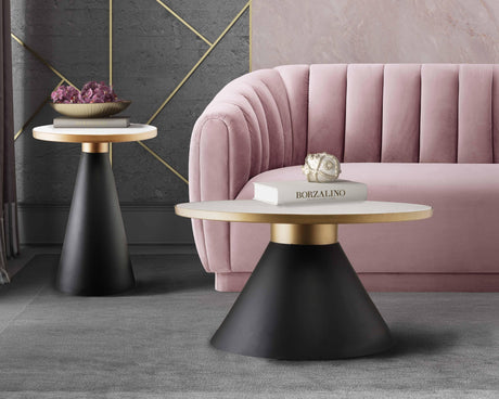 Richard Marble Side Table by TOV Furniture at Eve Furniture