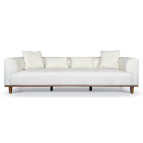 Richardson Cream Velvet Sofa by Ashcroft Furniture at Eve Furniture