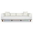Richardson Cream Velvet Sofa by Ashcroft Imports at Eve Furniture