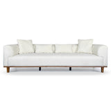 Richardson Cream Velvet Sofa by Ashcroft Imports at Eve Furniture