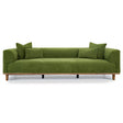 Richardson Green Velvet Sofa by Ashcroft Furniture at Eve Furniture