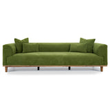 Richardson Green Velvet Sofa by Ashcroft Furniture at Eve Furniture