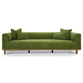 Richardson Green Velvet Sofa by Ashcroft Furniture at Eve Furniture