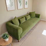 Richardson Green Velvet Sofa by Ashcroft Imports at Eve Furniture
