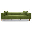 Richardson Green Velvet Sofa by Ashcroft Imports at Eve Furniture