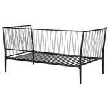 Richland Black Metal Twin Daybed Bed Frame Matte by Coaster at Eve Furniture