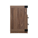 Richmond 60" TV Stand in Brown by Manhattan Comfort at Eve Furniture
