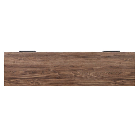 Richmond 60" TV Stand in Brown by Manhattan Comfort at Eve Furniture