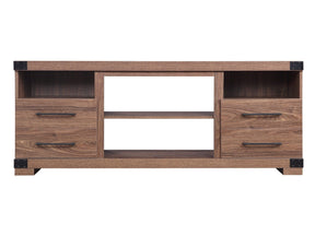 Richmond 60" TV Stand in Brown by Manhattan Comfort at Eve Furniture
