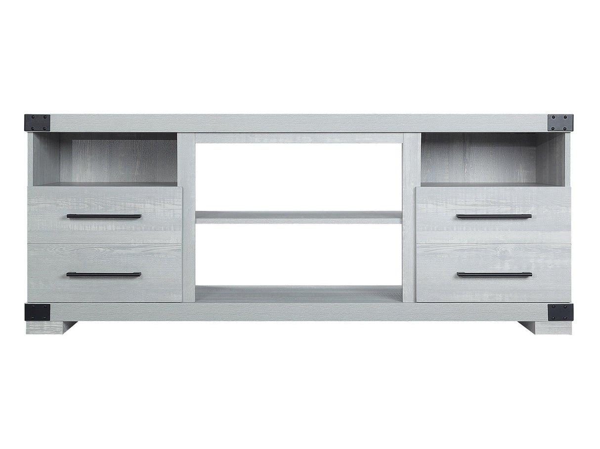 Richmond 60" TV Stand in Grey by Manhattan Comfort at Eve Furniture