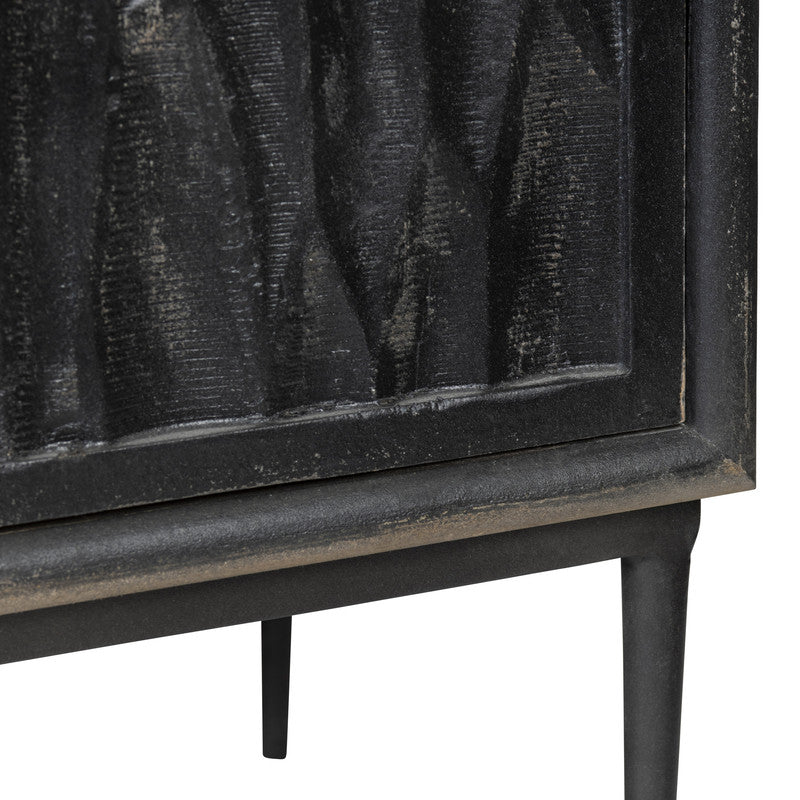 Richmond Black/Black Sideboard by Crestview at Eve Furniture