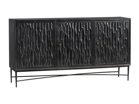Richmond Black/Black Sideboard by Crestview at Eve Furniture