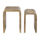 Richmond Brown 2-Piece Nested Tables by Crestview at Eve Furniture