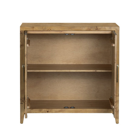Richmond Brown Two-Door Cabinet by Crestview at Eve Furniture