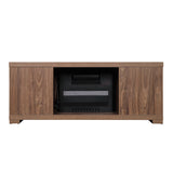 Richmond Fireplace in Brown by Manhattan Comfort at Eve Furniture