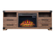 Richmond Fireplace in Brown by Manhattan Comfort at Eve Furniture