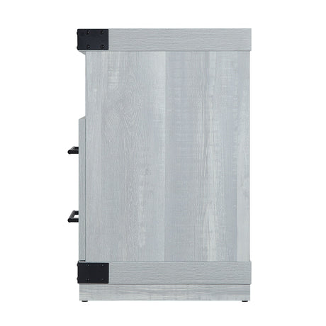 Richmond Fireplace in Grey by Manhattan Comfort at Eve Furniture