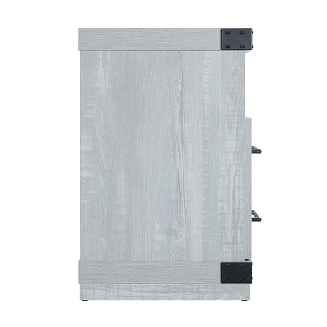 Richmond Fireplace in Grey by Manhattan Comfort at Eve Furniture