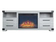 Richmond Fireplace in Grey by Manhattan Comfort at Eve Furniture