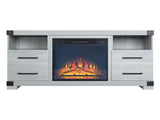 Richmond Fireplace in Grey by Manhattan Comfort at Eve Furniture