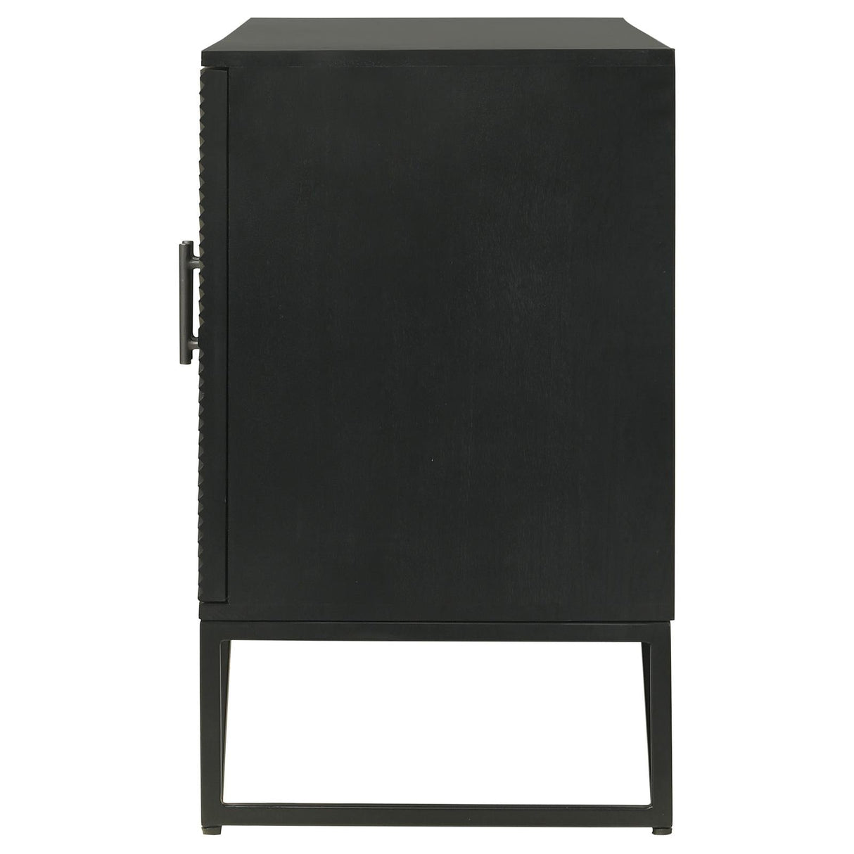 Riddell Black 3-Door Accent Cabinet