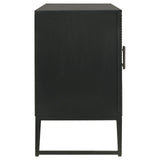 Riddell Black 4-Door Accent Cabinet