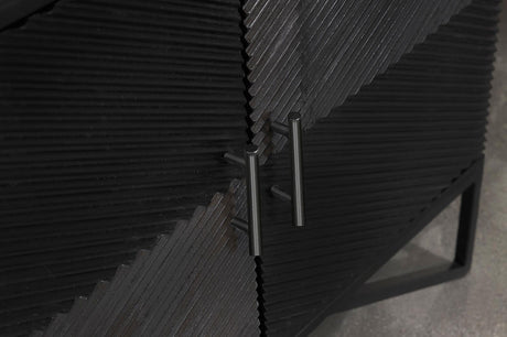 Riddell Black 4-Door Accent Cabinet by Coaster at Eve Furniture