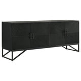 Riddell Black 4-Door Accent Cabinet by Coaster at Eve Furniture
