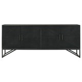 Riddell Black 4-Door Accent Cabinet by Coaster at Eve Furniture