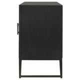 Riddell Black 4-Door Accent Cabinet by Coaster at Eve Furniture