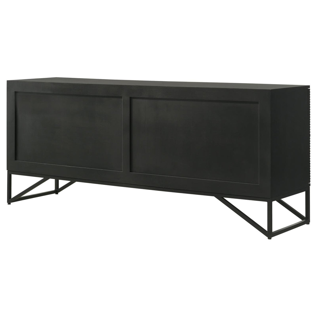 Riddell Black 4-Door Accent Cabinet by Coaster at Eve Furniture