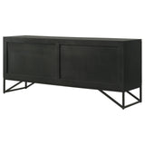 Riddell Black 4-Door Accent Cabinet by Coaster at Eve Furniture