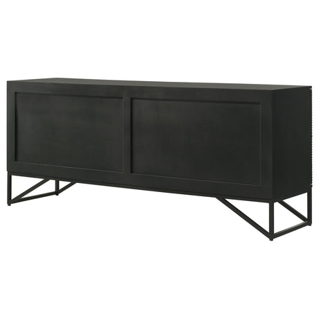 Riddell Black 4-Door Accent Cabinet by Coaster at Eve Furniture