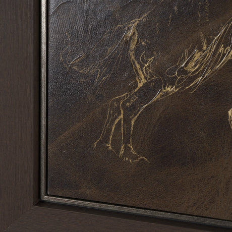 Ride 'Em Cowboy by Mercana Studio a Hand Embellished Textured Framed Canvas by Mercana at Eve Furniture