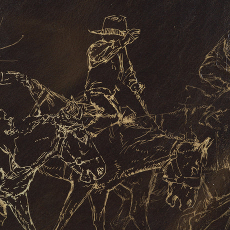 Ride 'Em Cowboy by Mercana Studio a Hand Embellished Textured Framed Canvas by Mercana at Eve Furniture