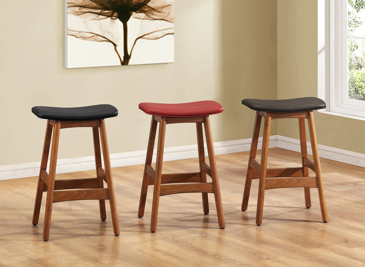 Ride Matt Red Counter Height Stool, Set of 2 by Homelegance at Eve Furniture
