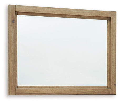 Ridgester Light Brown Bedroom Mirror by Ashley at Eve Furniture