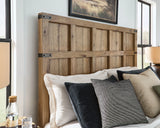 Ridgester Light Brown California King Panel Bed by Ashley at Eve Furniture