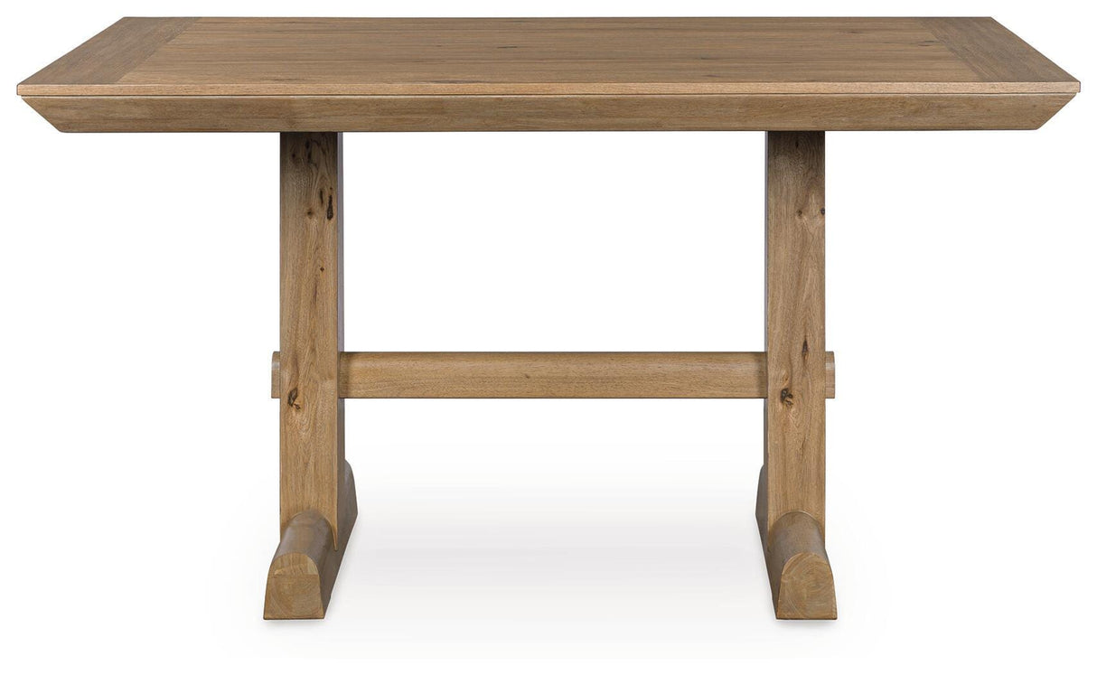 Ridgester Light Brown Counter Height Dining Table by Ashley at Eve Furniture
